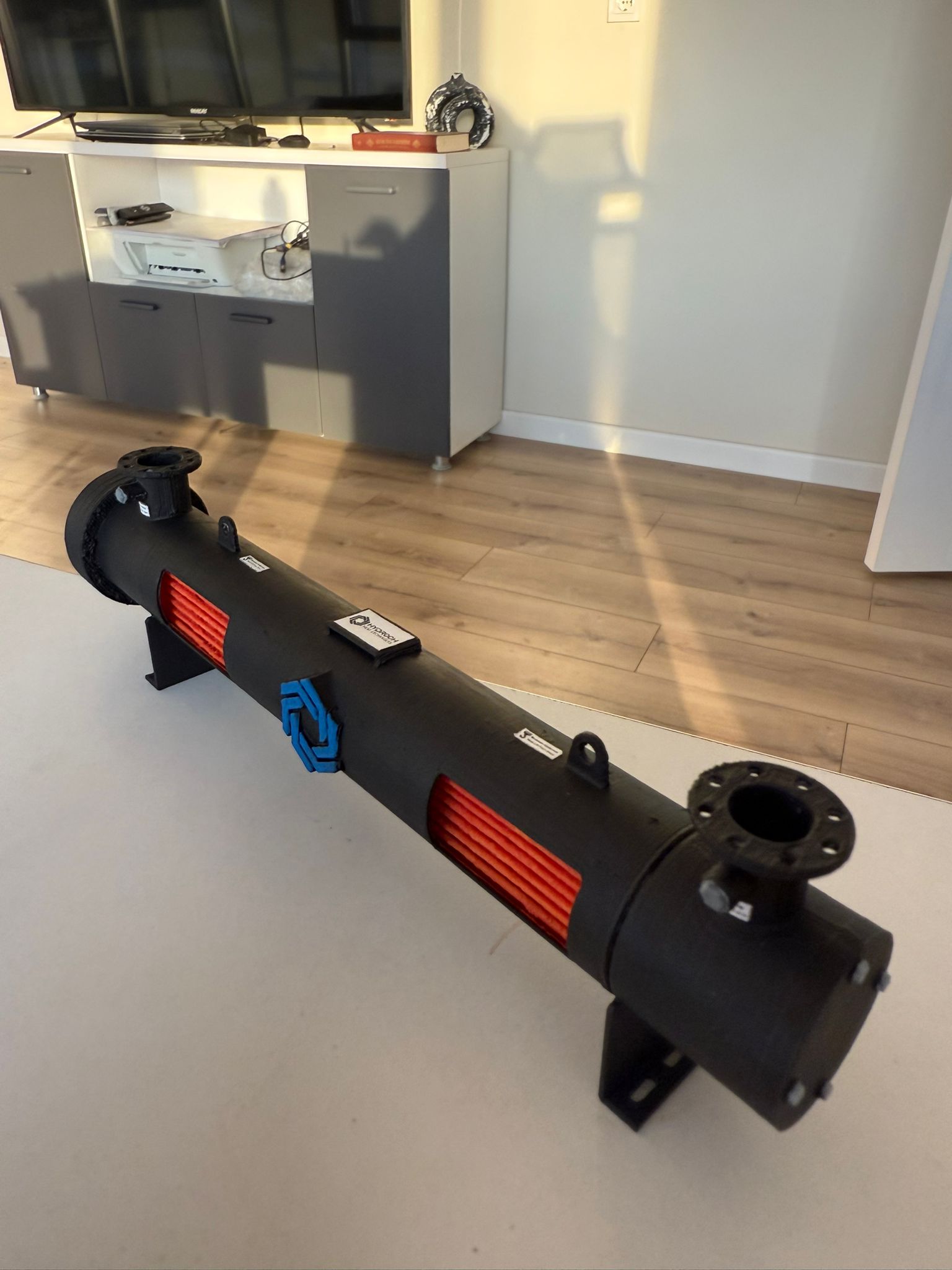 Gövde Borulu Eşanjör(Evaporatör) Maketi